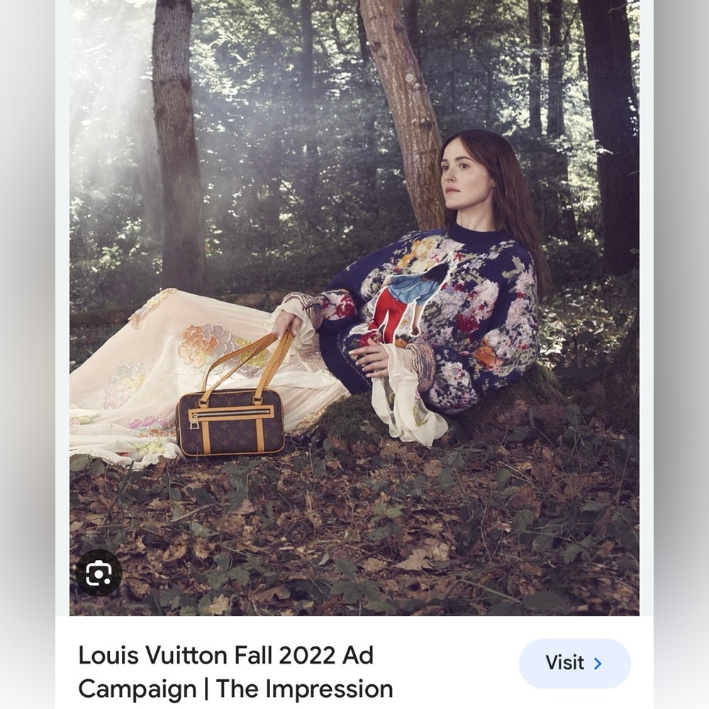 FW22-23 Louis Vuitton Floral Runway Sweatershirt